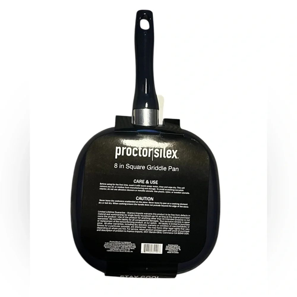 Sara* New! Proctor Silex 8” Square Griddle Pan